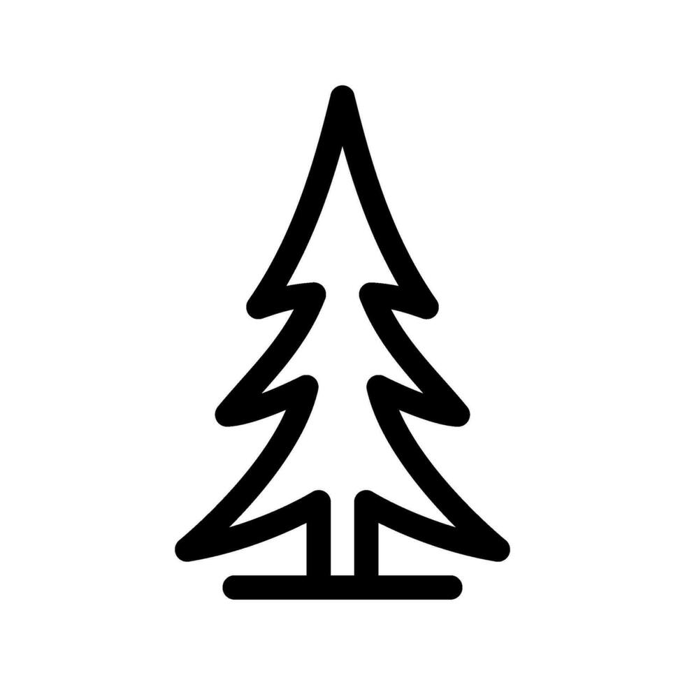 Natal árvore ícone vetor símbolo Projeto ilustração