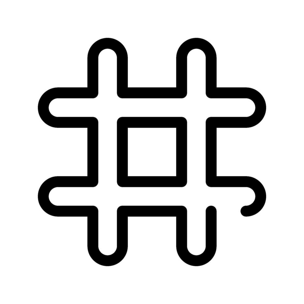 cerquilha placa ícone vetor símbolo Projeto ilustração