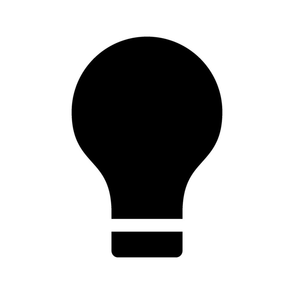 luz lâmpada ícone vetor símbolo Projeto ilustração