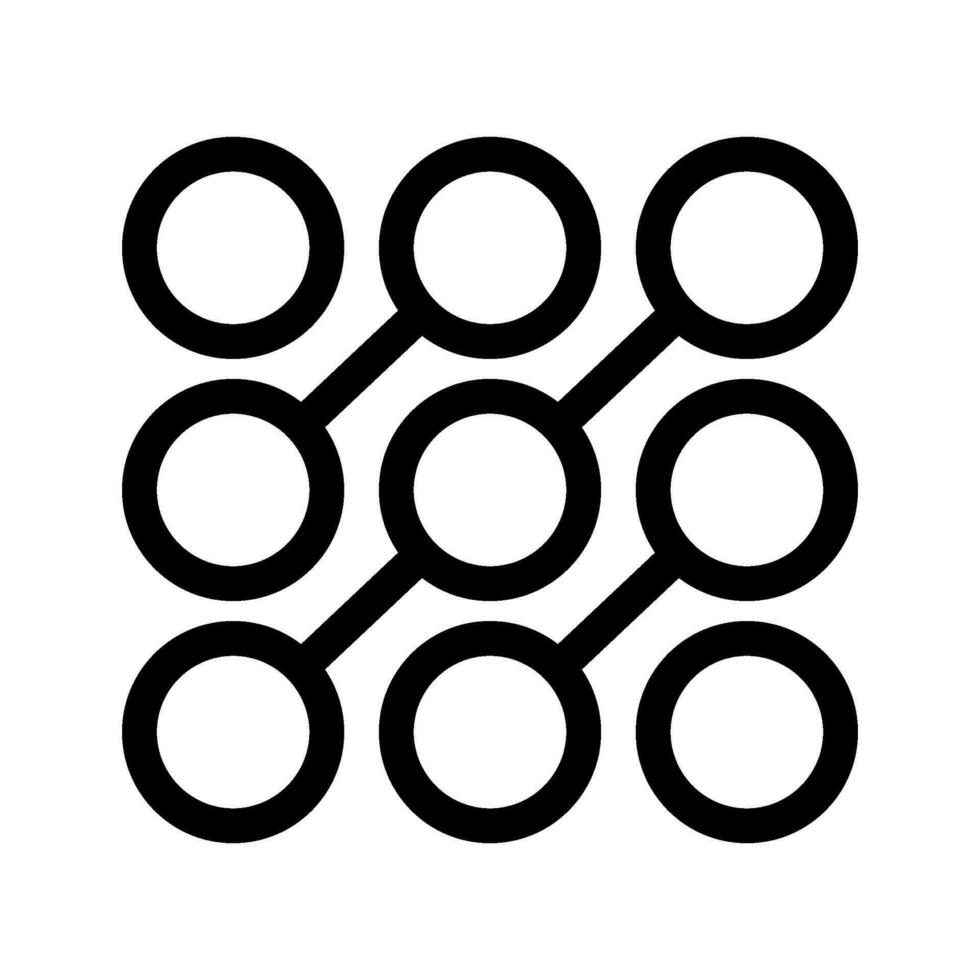 almofada ícone vetor símbolo Projeto ilustração