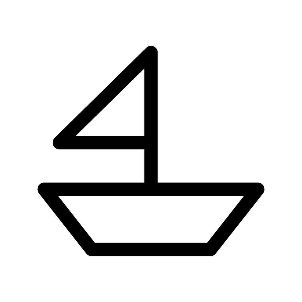 barco ícone vetor símbolo Projeto ilustração