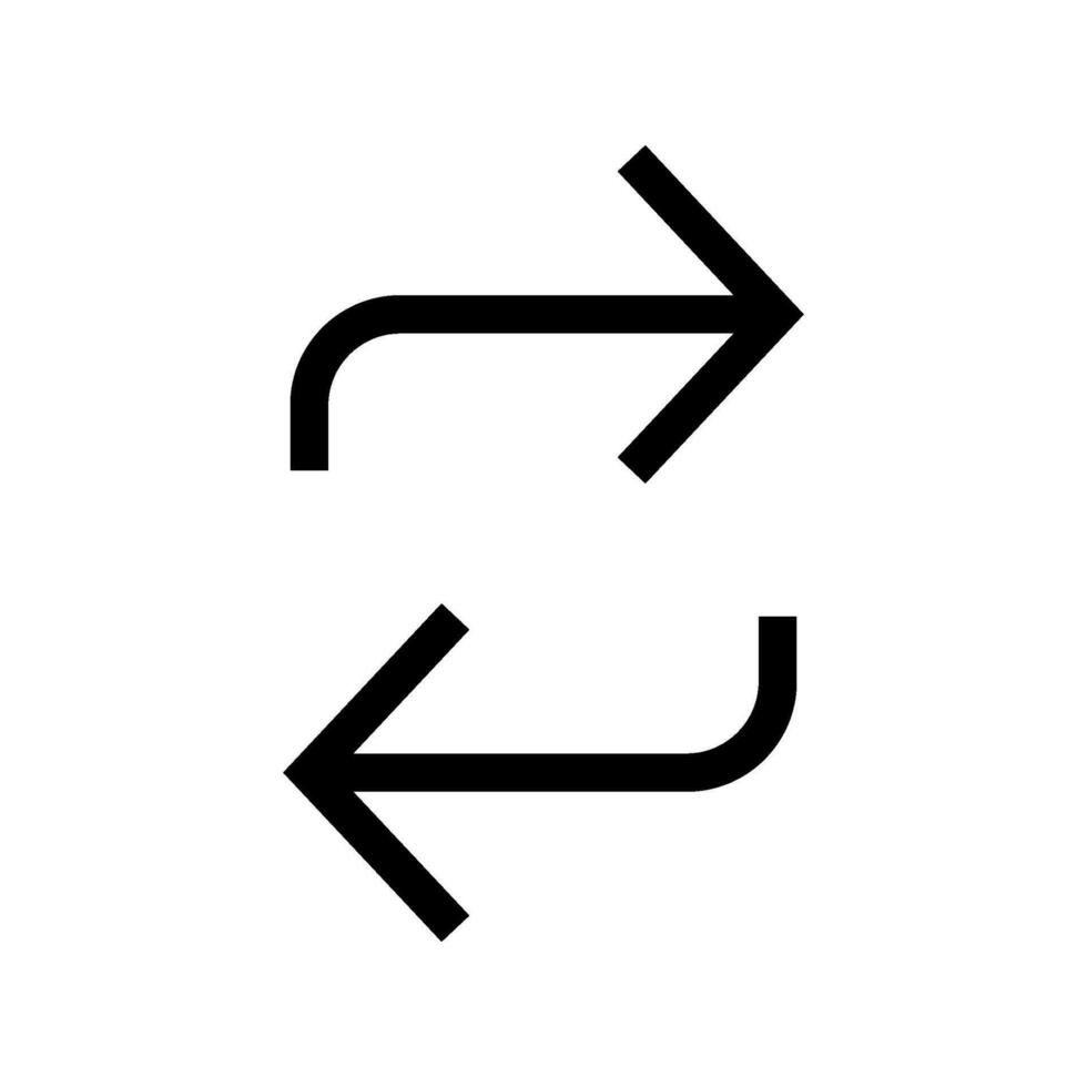 sincronizar ícone vetor símbolo Projeto ilustração