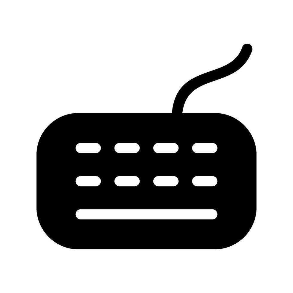 teclado ícone vetor símbolo Projeto ilustração