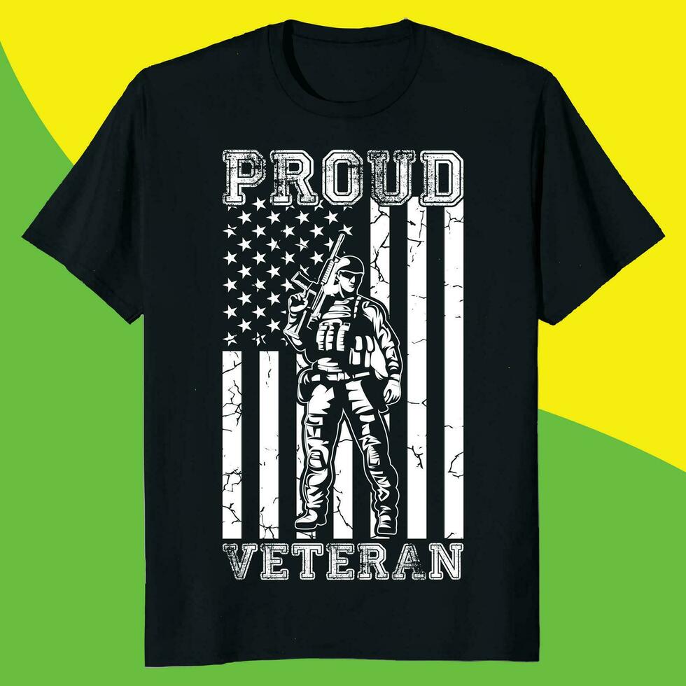 presente engraçado veterano camiseta design, presente veterano dia camiseta Projeto vetor