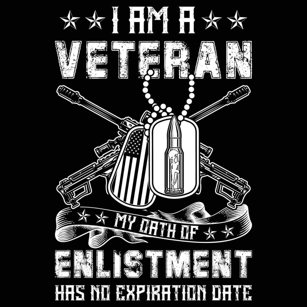 presente engraçado veterano camiseta design, presente veterano dia camiseta Projeto vetor