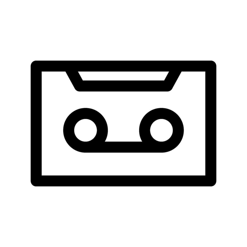 audio cassete ícone vetor símbolo Projeto ilustração