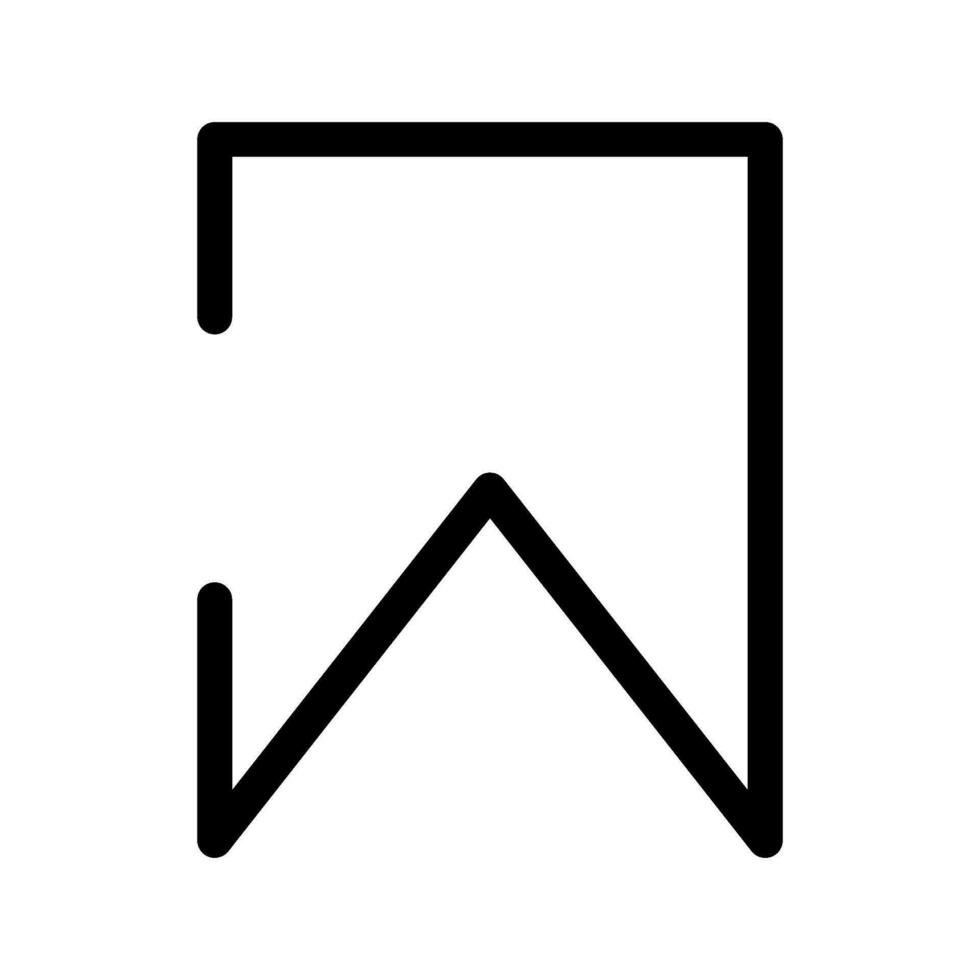 marca páginas ícone vetor símbolo Projeto ilustração