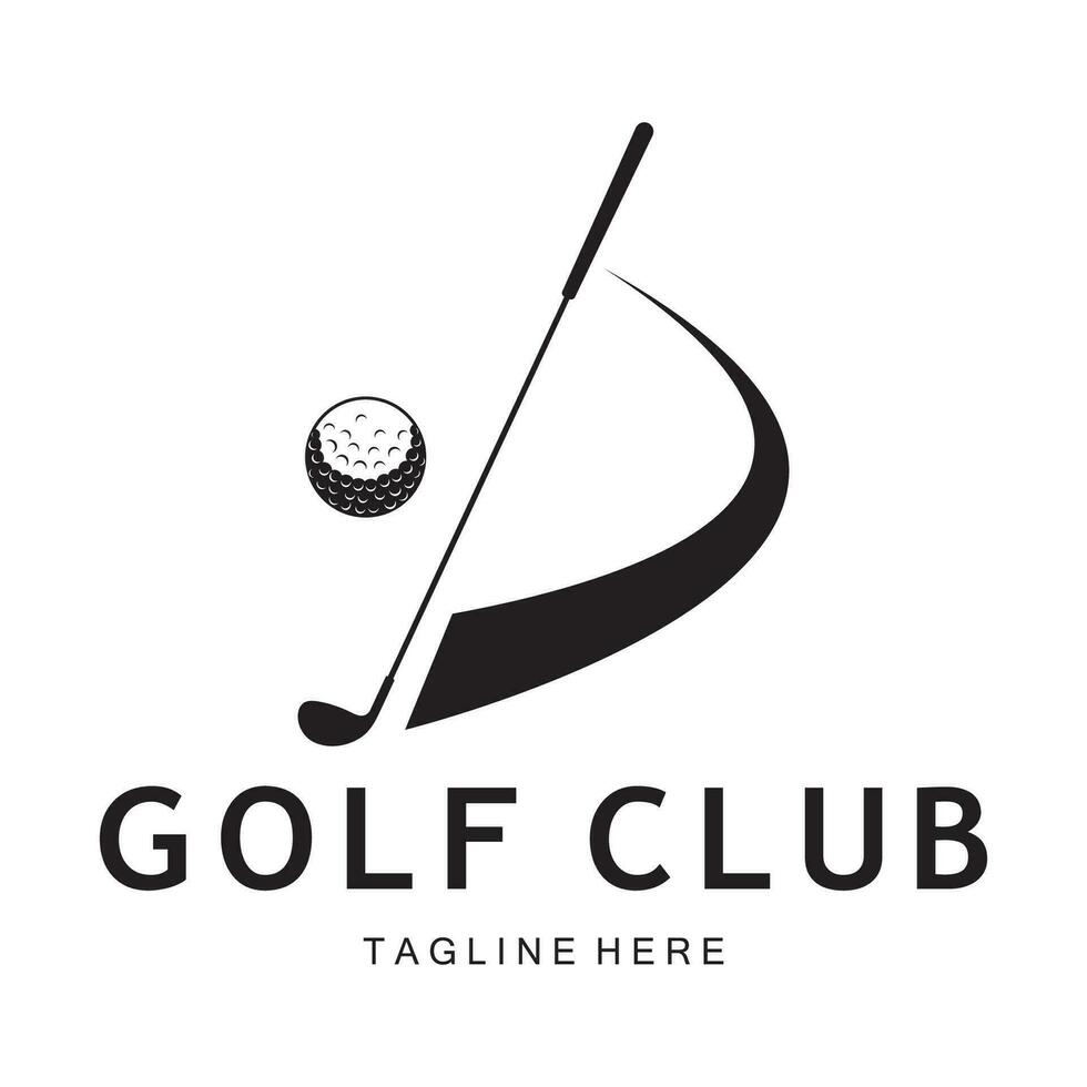 golfe bola logotipo, golfe Projeto bastão logotipo, logotipo para profissional golfe equipe, golfe clube, torneio, golfe loja negócios, golfe curso, evento vetor