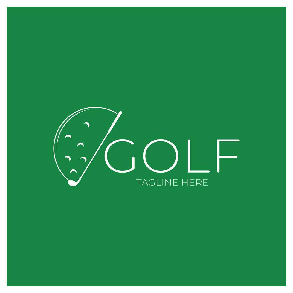 golfe bola logotipo, golfe Projeto bastão logotipo, logotipo para profissional golfe equipe, golfe clube, torneio, golfe loja negócios, golfe curso, evento vetor