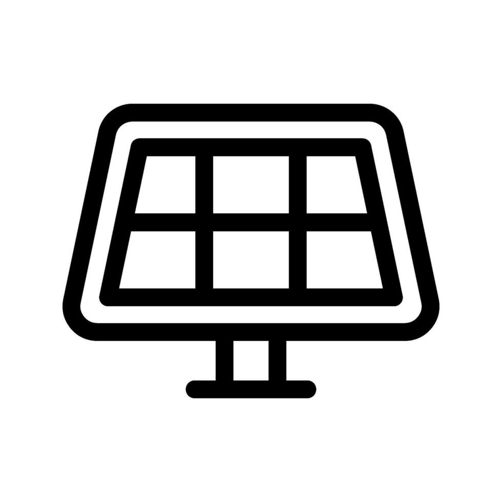 solar painel ícone vetor símbolo Projeto ilustração
