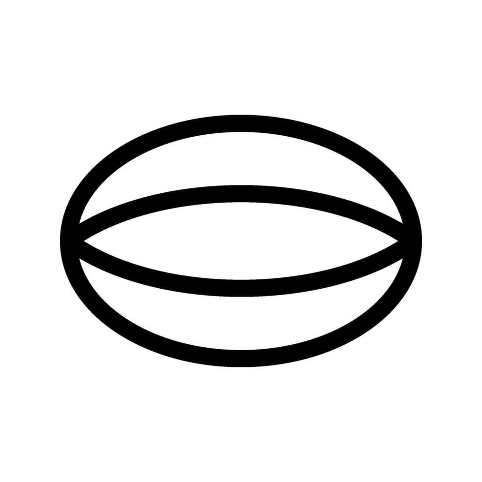 rúgbi ícone vetor símbolo Projeto ilustração