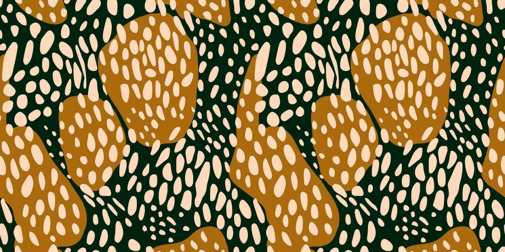 criativo animal pele leopardo pele desatado padronizar. abstrato guepardo texturizado. selvagem africano gatos camuflar fundo. vetor