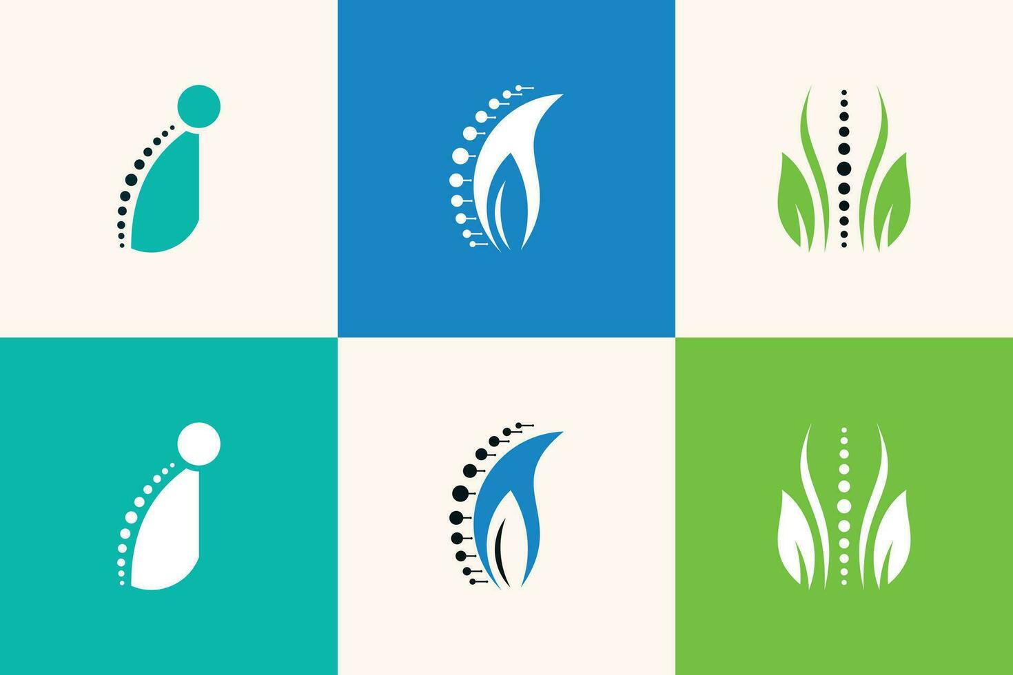 quiropraxia logotipo ícone vetor com moderno elemento idéia