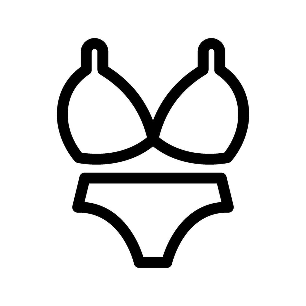 bikini ícone vetor símbolo Projeto ilustração