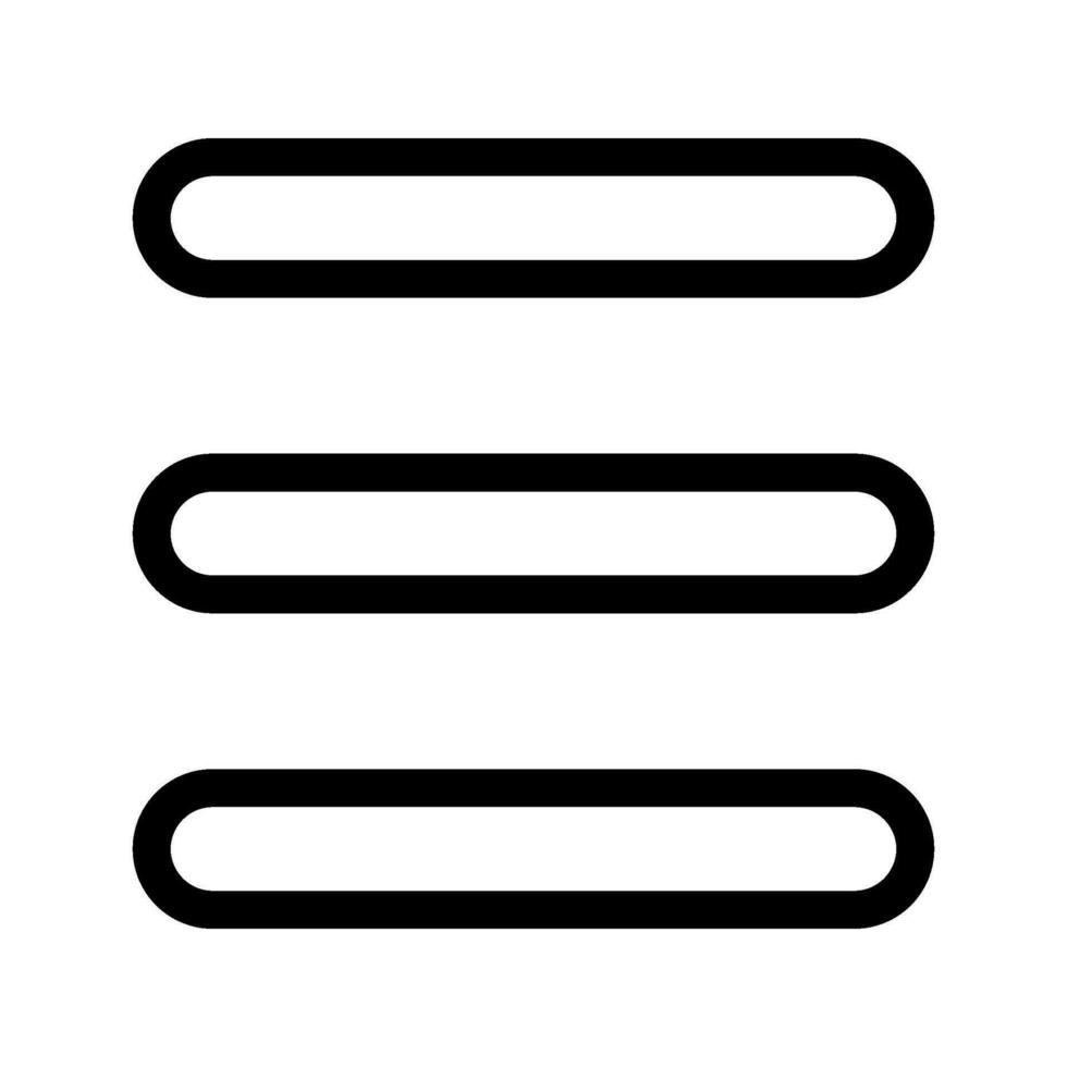 lado cardápio ícone vetor símbolo Projeto ilustração