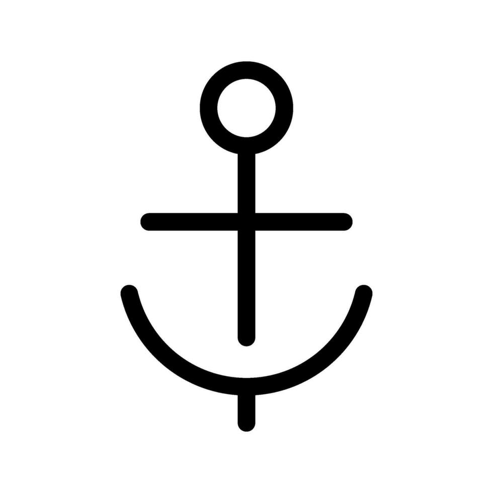 âncora ícone vetor símbolo Projeto ilustração