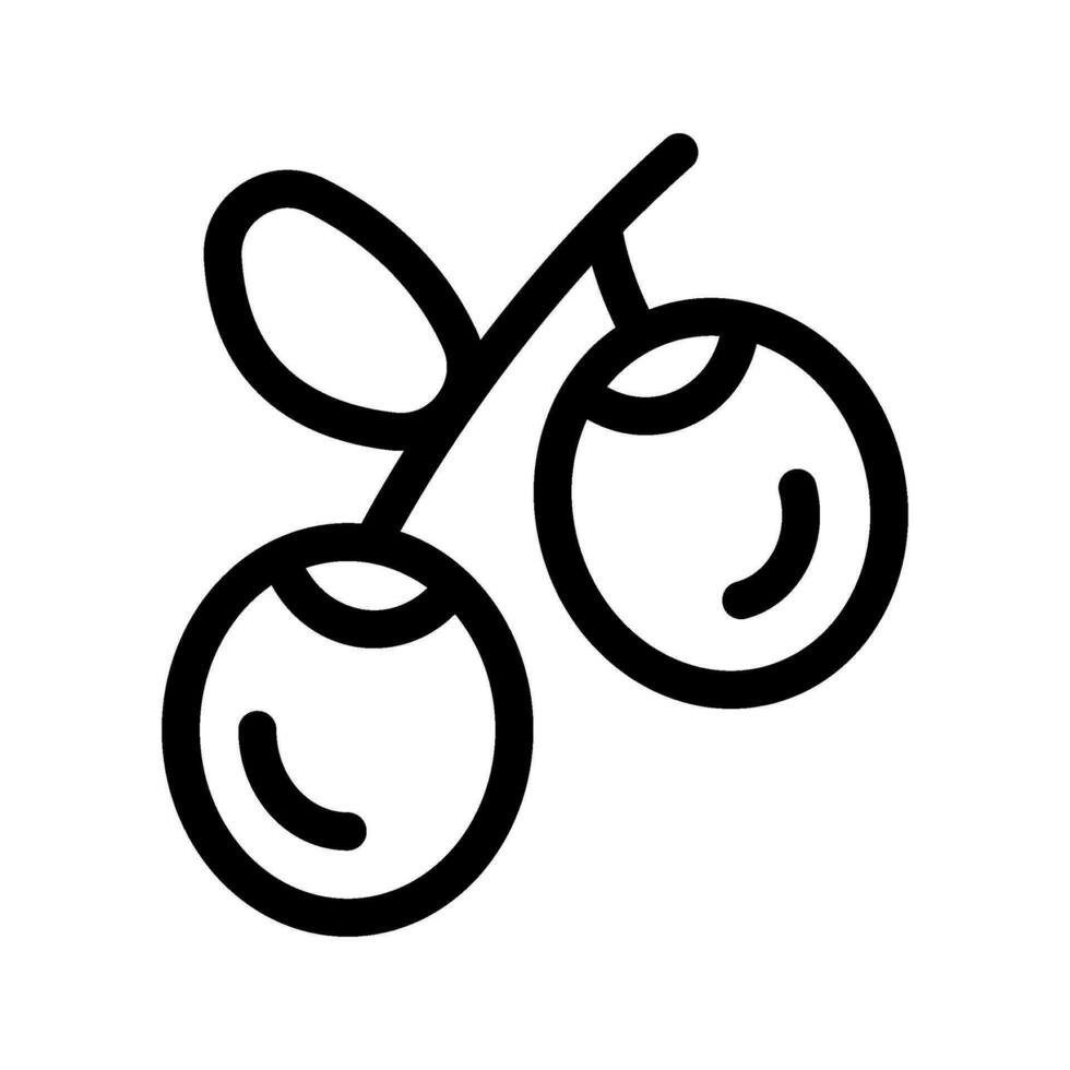 Oliva ícone vetor símbolo Projeto ilustração