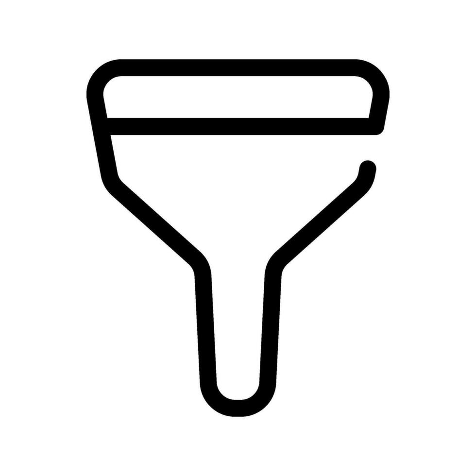 funil ícone vetor símbolo Projeto ilustração