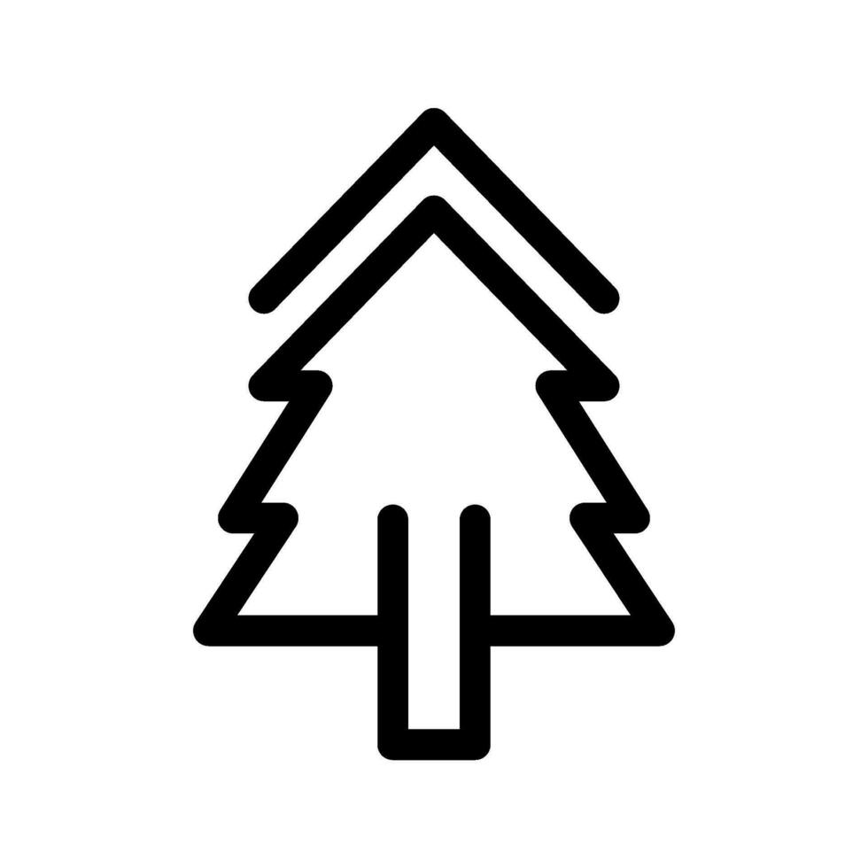 Natal árvore ícone vetor símbolo Projeto ilustração