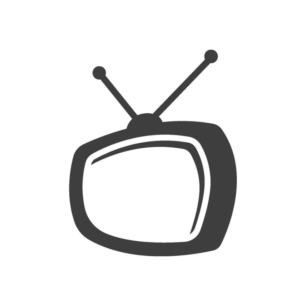 televisão ícone Projeto vetor