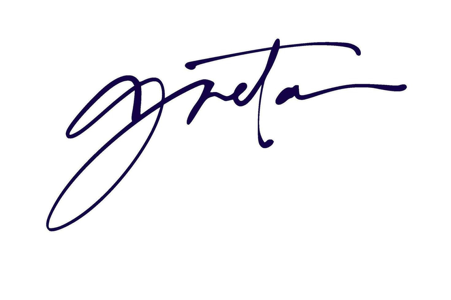 assinatura Series g Projeto ilustração vetor