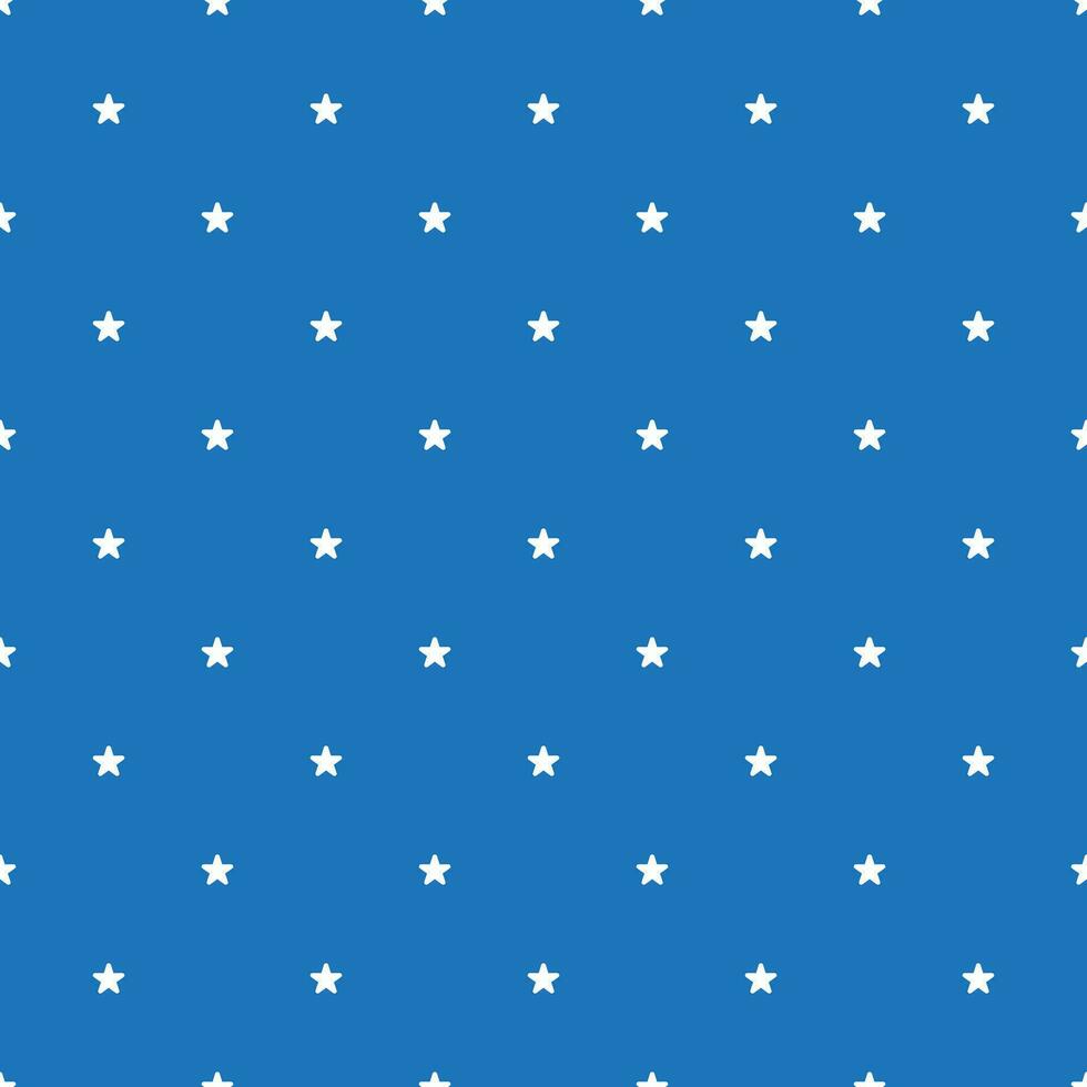 estrelas desatado padronizar. estrelas em uma bonita azul fundo, vetor retro desatado padronizar para embalagem, tecido, papel, fundo.