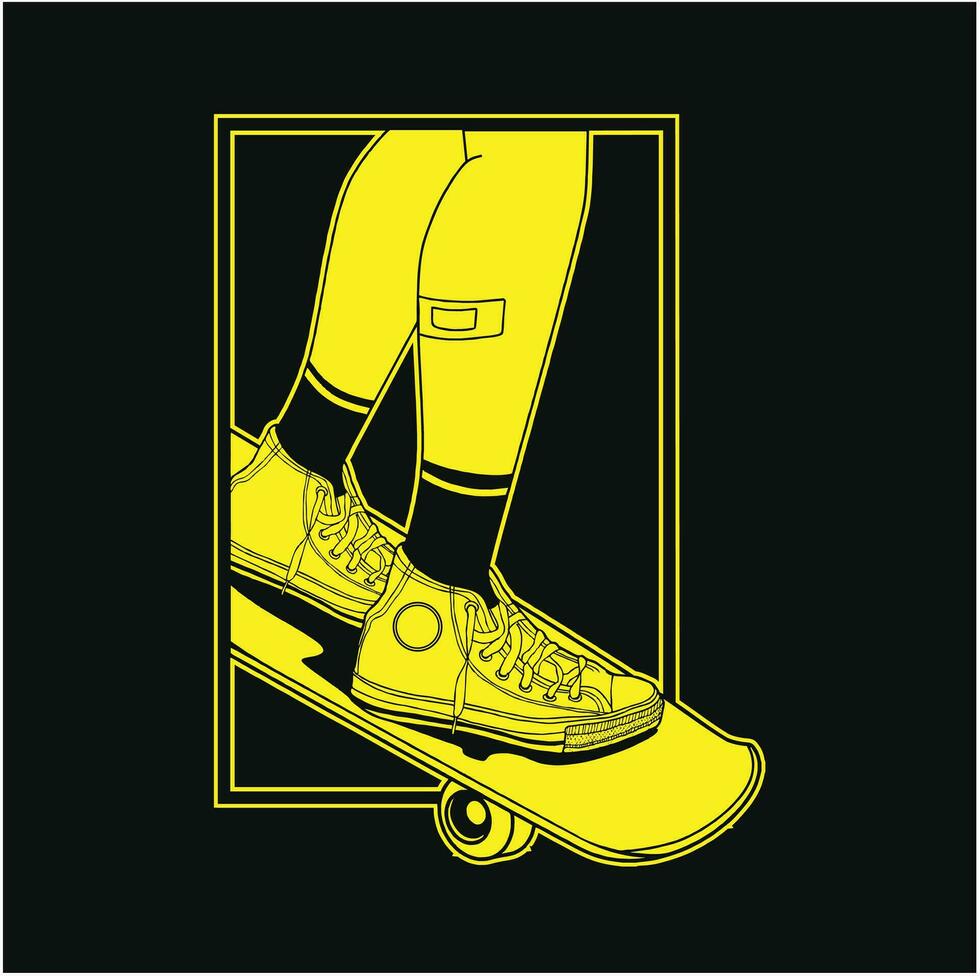 skate logotipo símbolo vetor