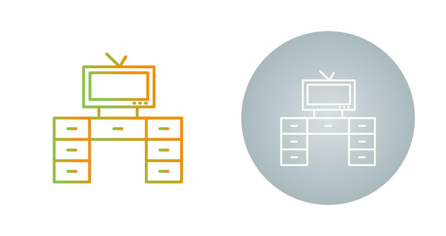 aparelho de televisão com ícone vetorial vetor