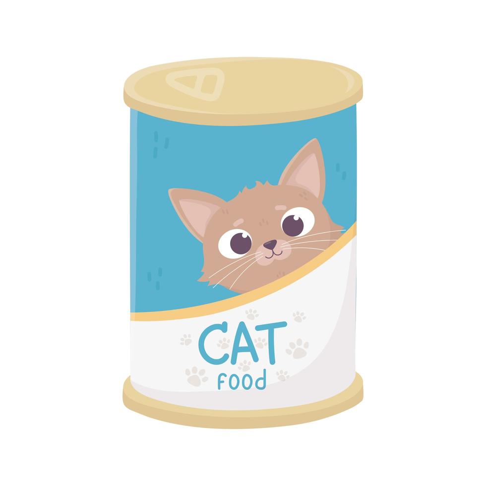 vasilha de comida para gato, animal doméstico, animais de estimação vetor