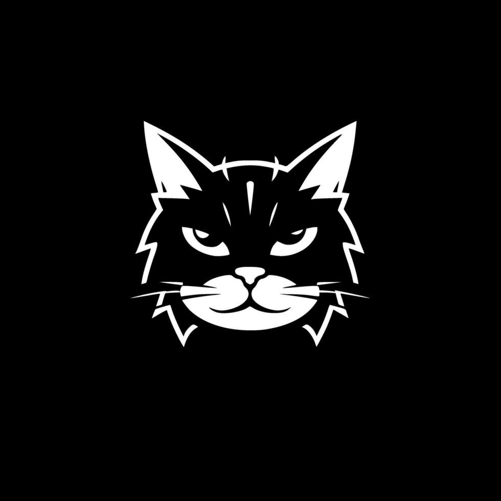 gato - minimalista e plano logotipo - vetor ilustração