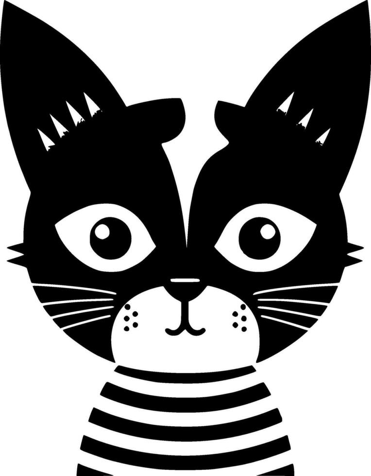 gato - minimalista e plano logotipo - vetor ilustração