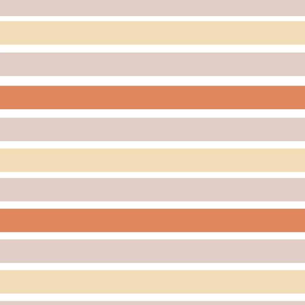 listras desatado padronizar - horizontal laranja creme pastel listras desatado padronizar. pastel cores. vetor