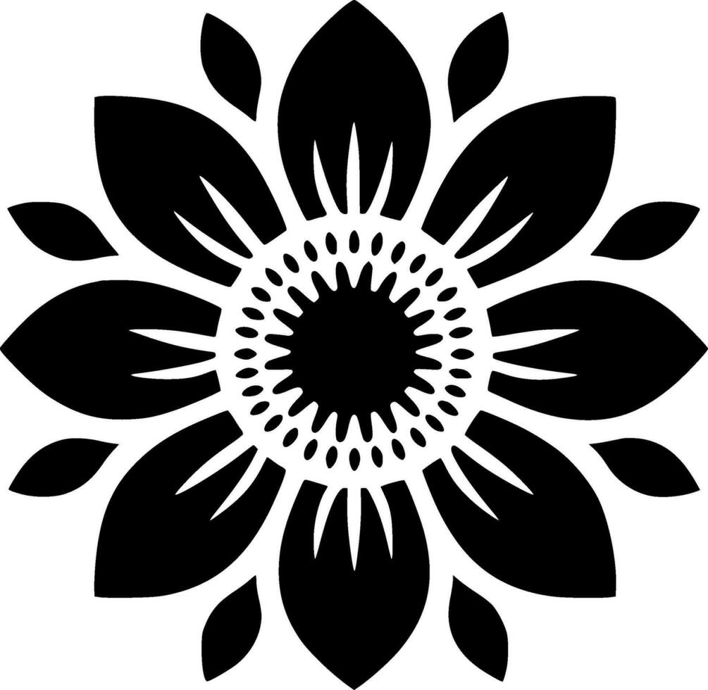 flor - minimalista e plano logotipo - vetor ilustração