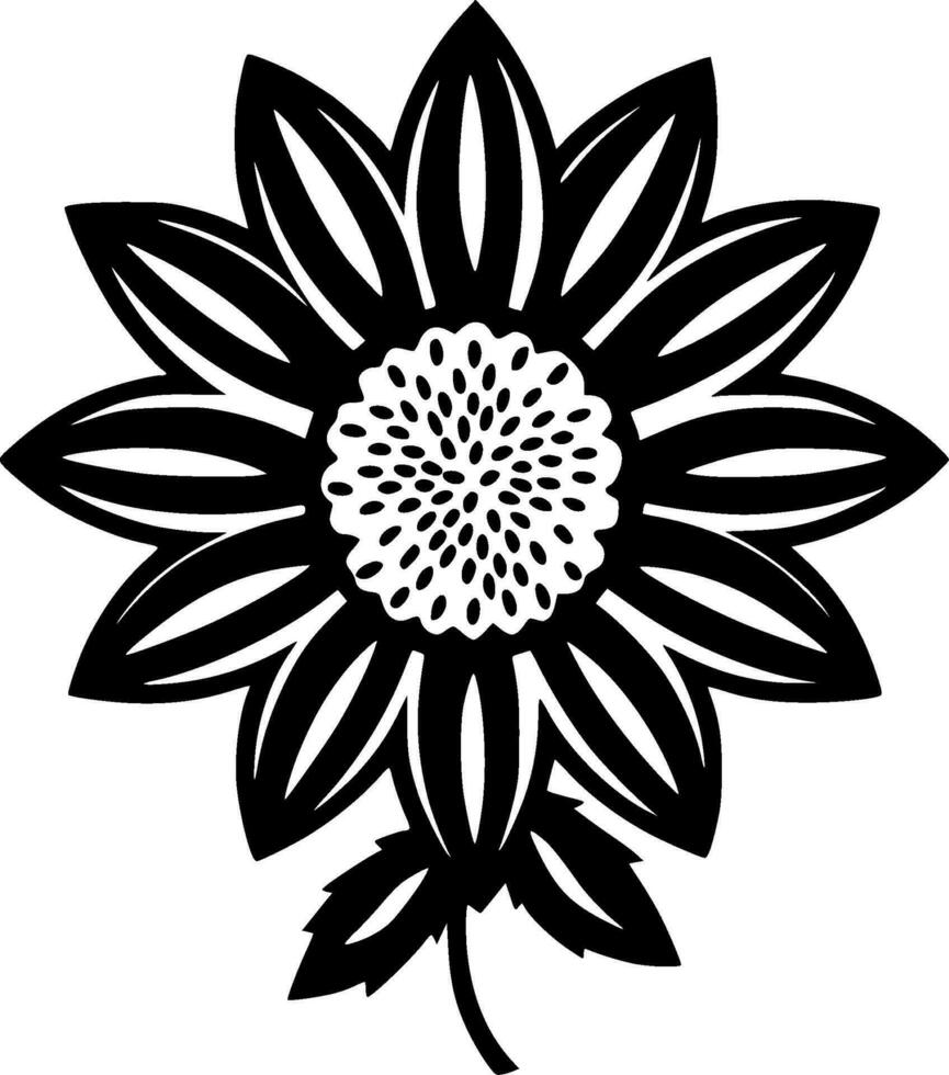 flor - minimalista e plano logotipo - vetor ilustração