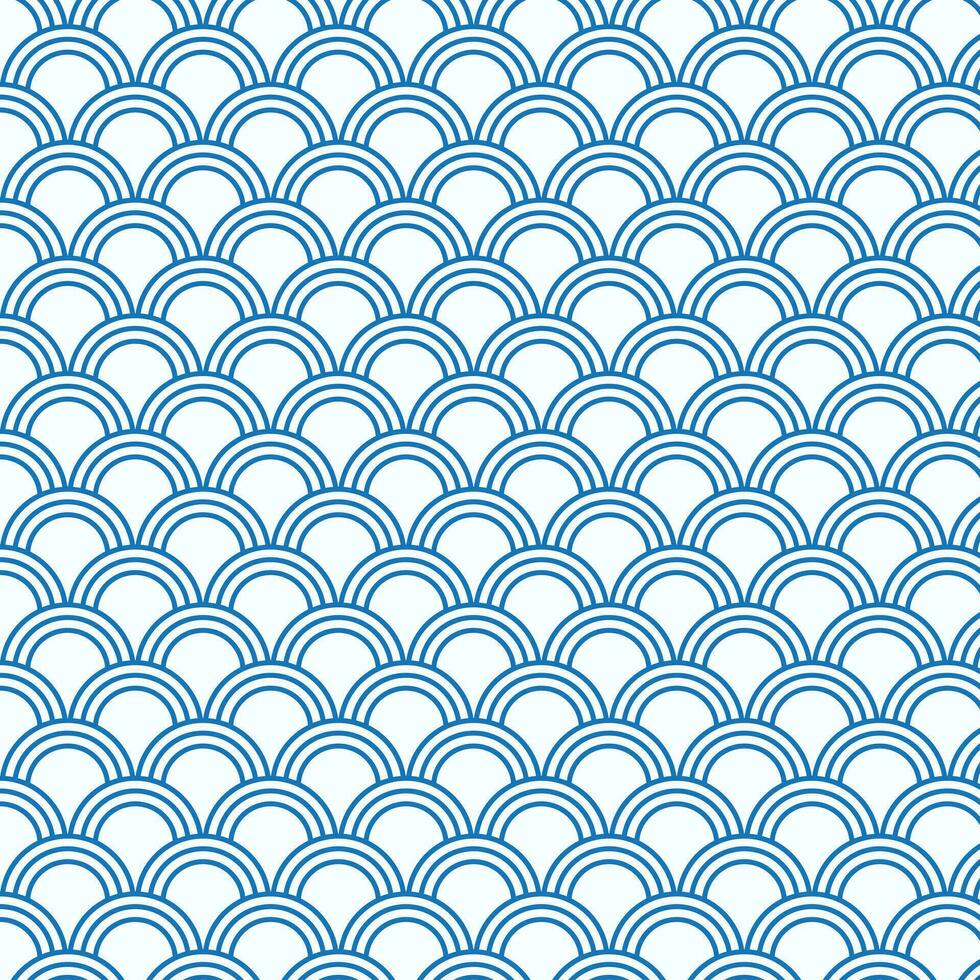 abstrato geométrico azul sereia escala padronizar arte perfeito para fundo vetor