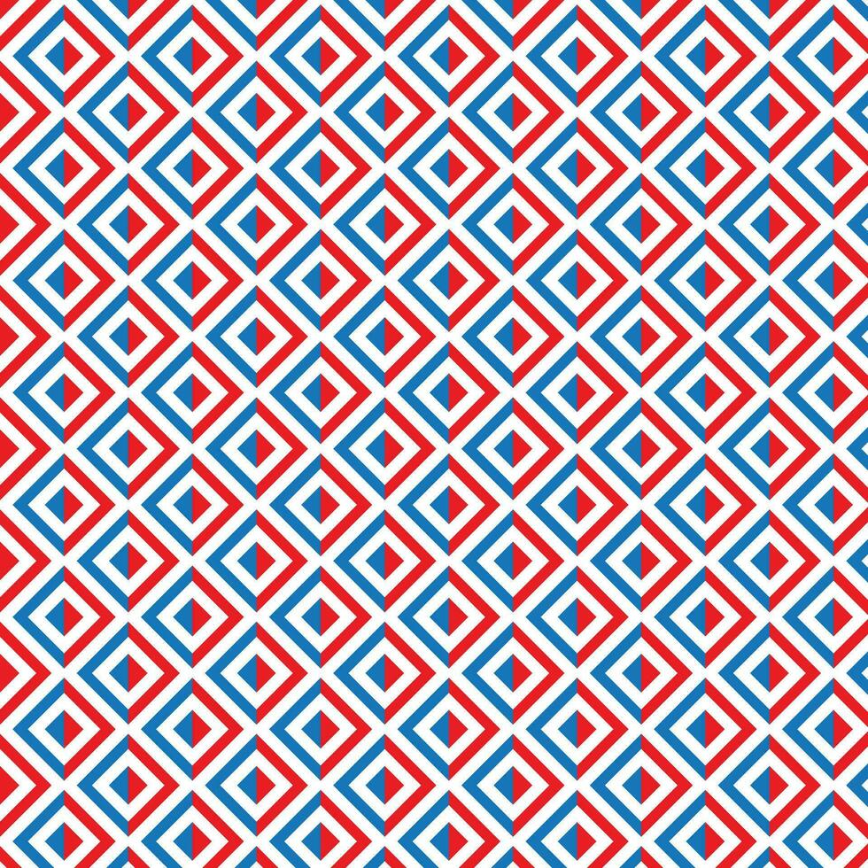 abstrato vermelho azul geométrico padrão, perfeito para fundo, papel de parede. vetor