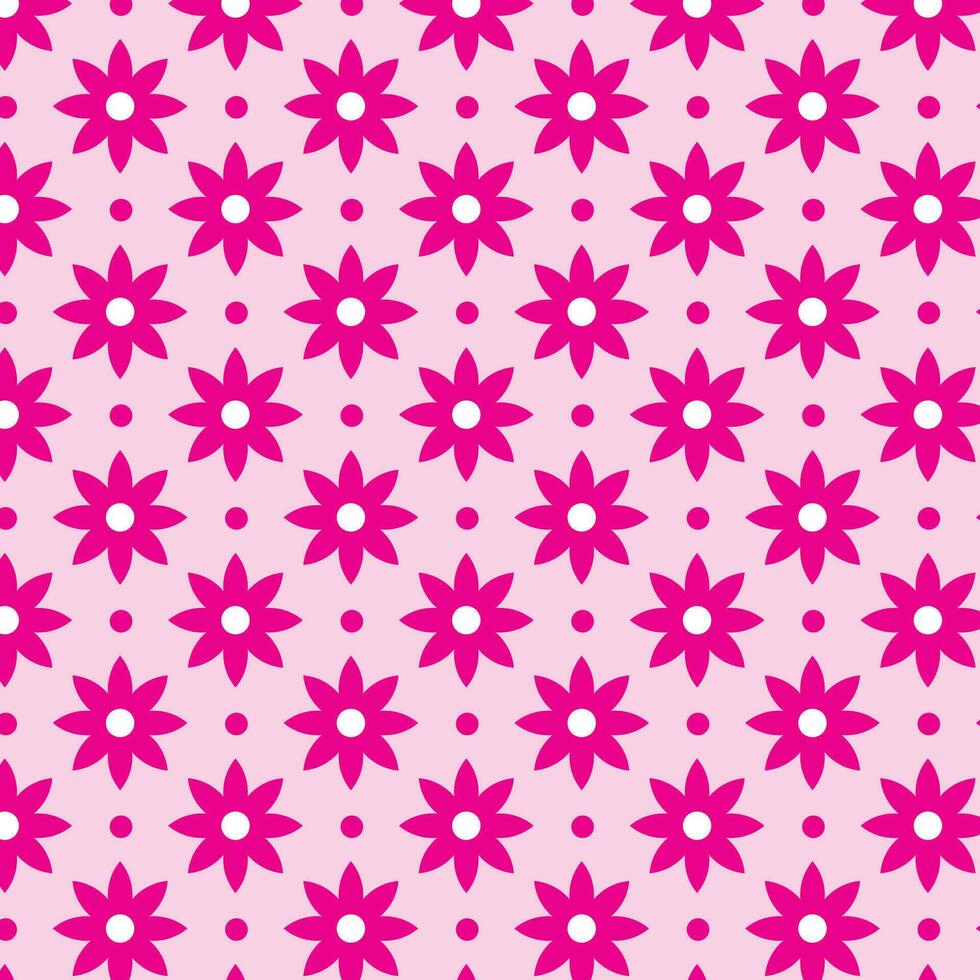 abstrato geométrico Rosa flor padronizar arte perfeito para fundo, papel de parede. vetor