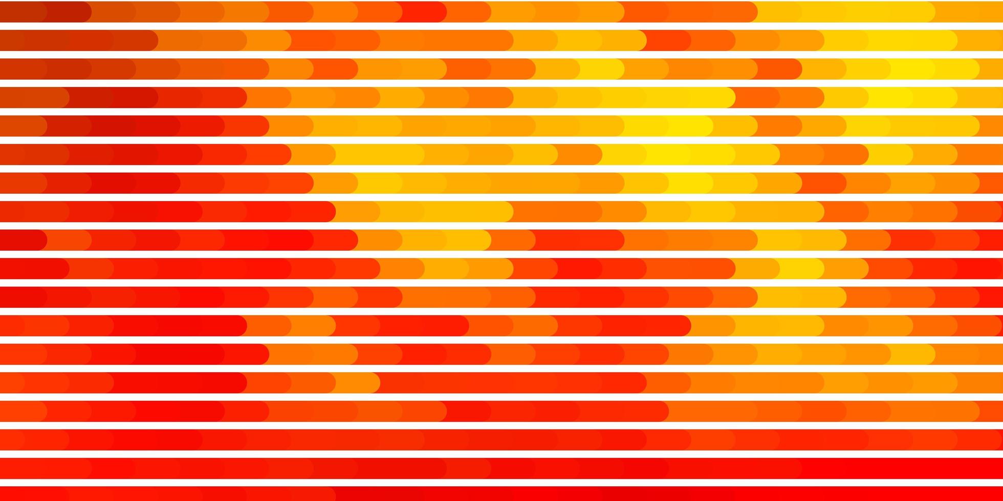 fundo vector laranja claro com linhas ilustração gradiente colorida com modelo abstrato de linhas planas para o seu design de interface do usuário