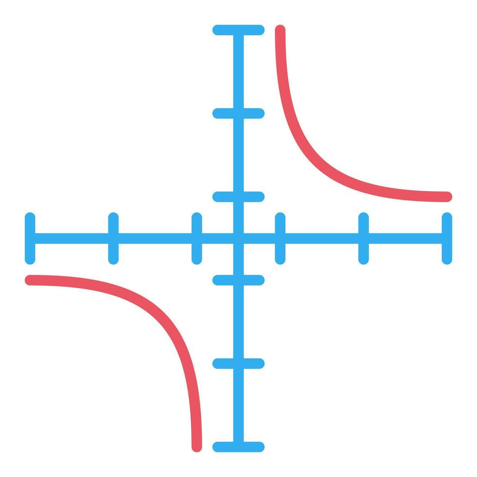 matemática gráfico vetor conceito colori ícone ou placa