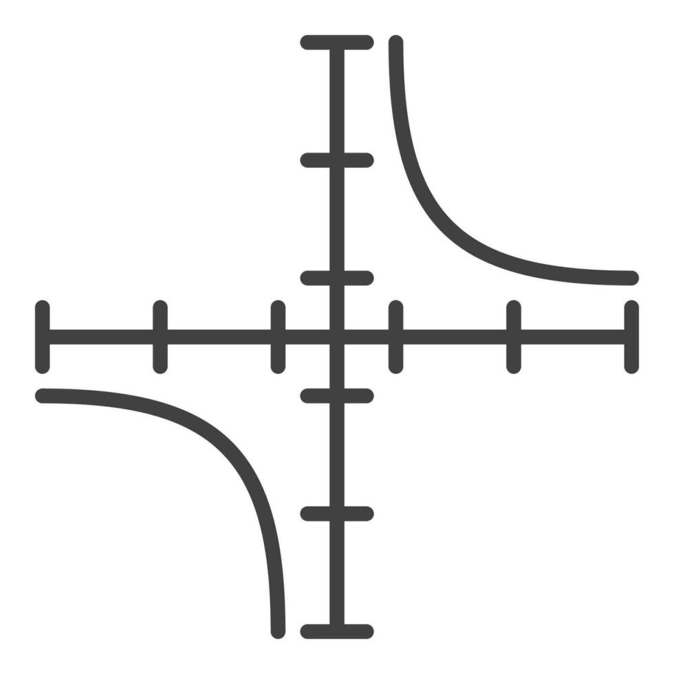 matemática gráfico vetor conceito mínimo esboço ícone ou placa