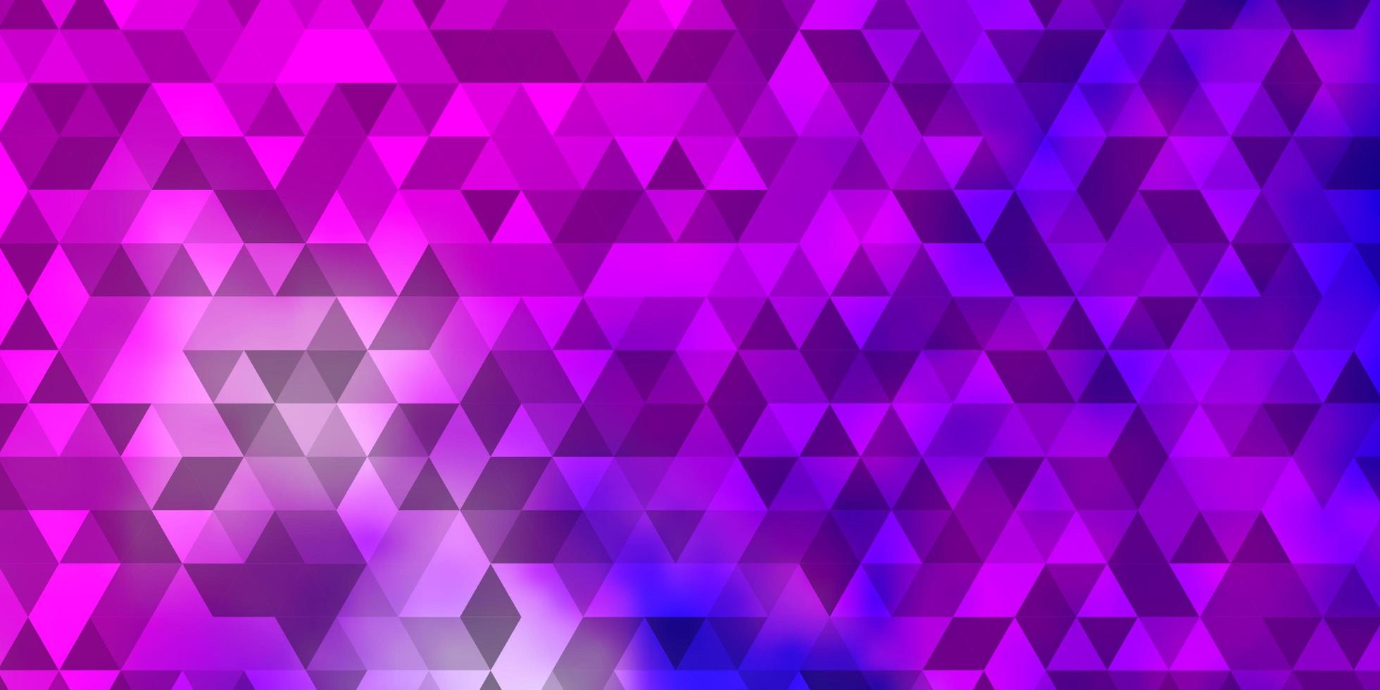 padrão de vetor rosa claro com estilo poligonal