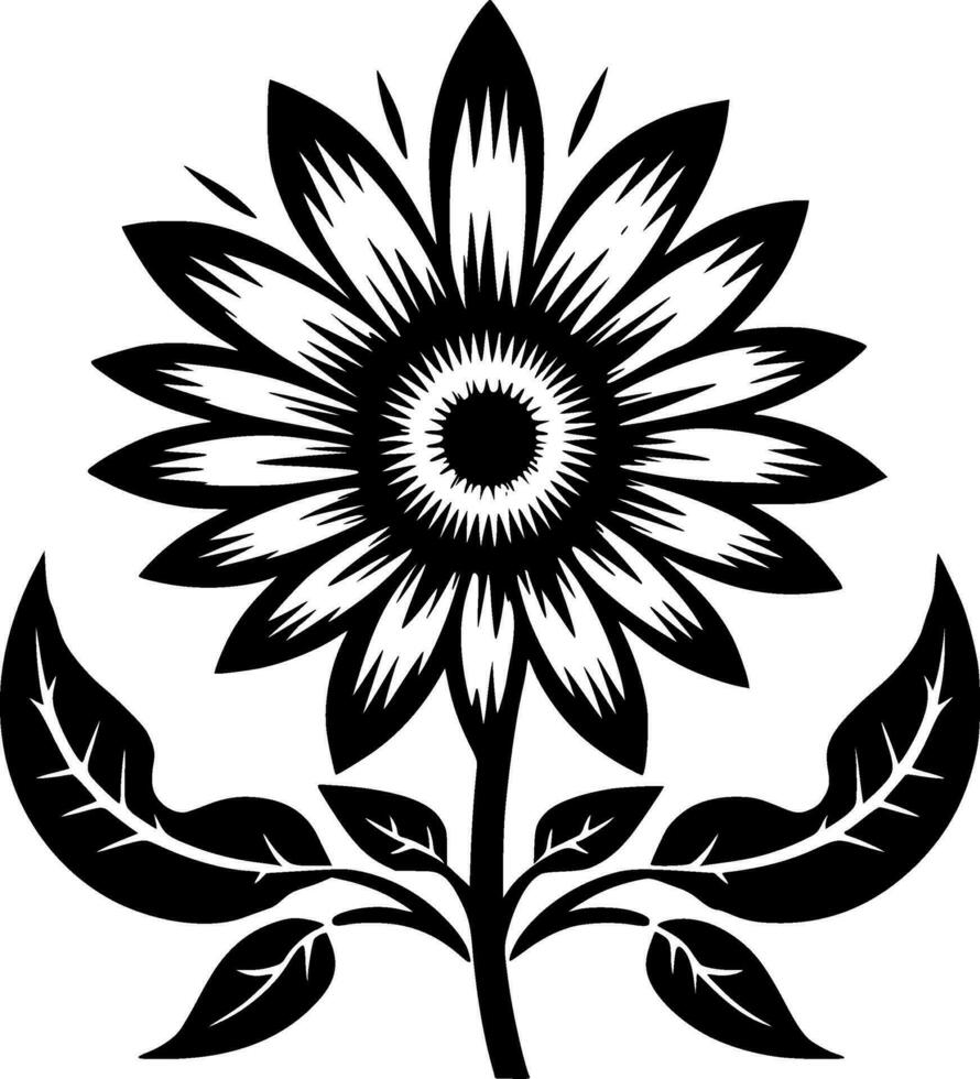 flor - minimalista e plano logotipo - vetor ilustração