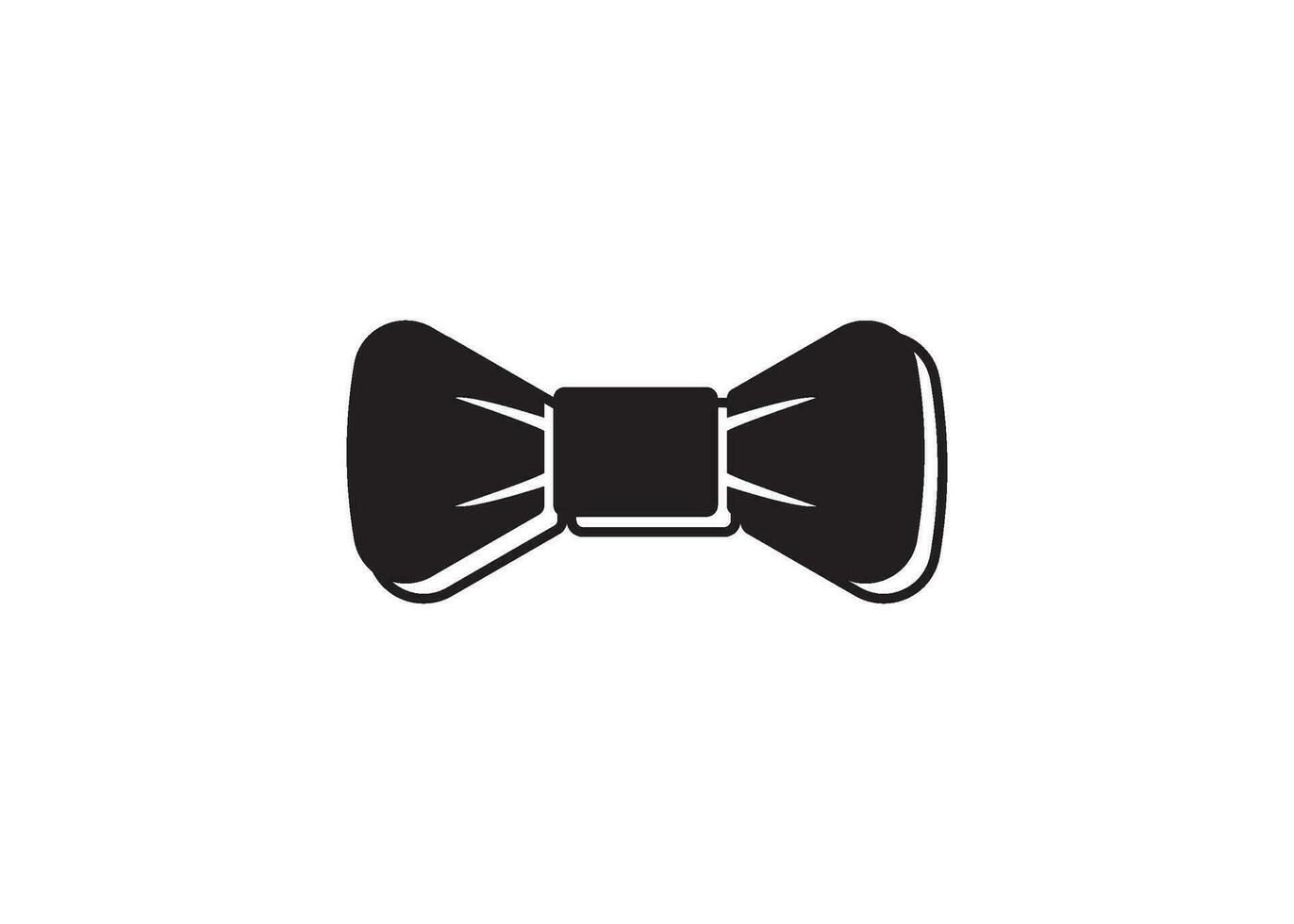 arco gravata ícone Projeto vetor isolado