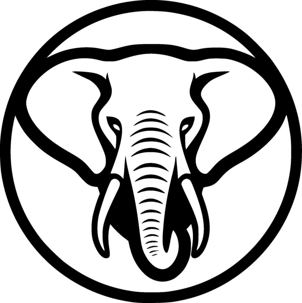 elefante - Alto qualidade vetor logotipo - vetor ilustração ideal para camiseta gráfico