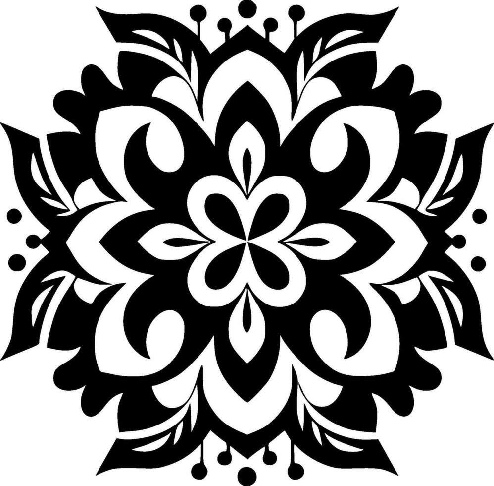 mandala - minimalista e plano logotipo - vetor ilustração