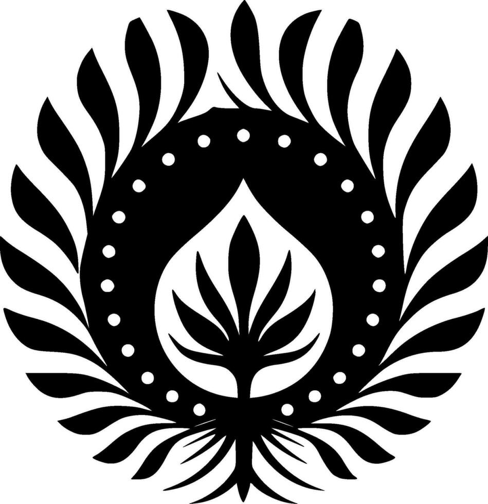boho - minimalista e plano logotipo - vetor ilustração
