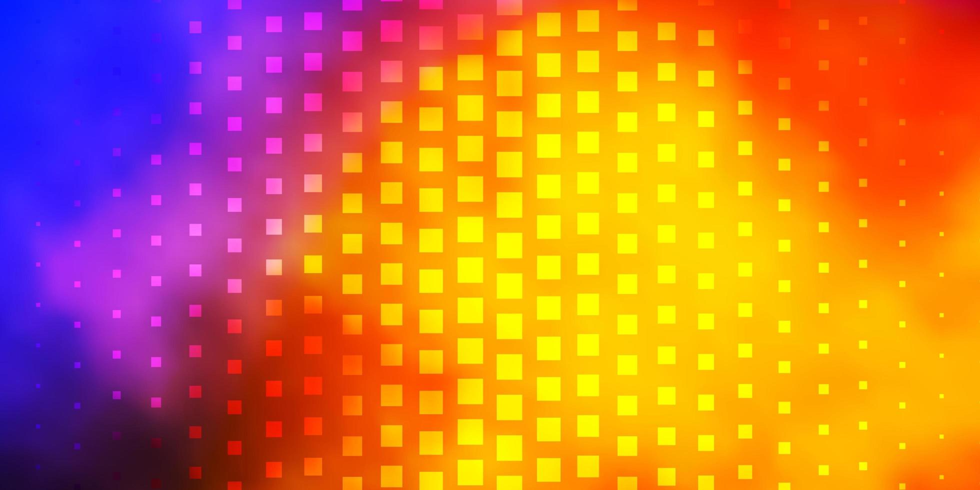 fundo vector vermelho azul claro com retângulos ilustração colorida com retângulos gradientes e padrão de quadrados para folhetos de livretos de negócios