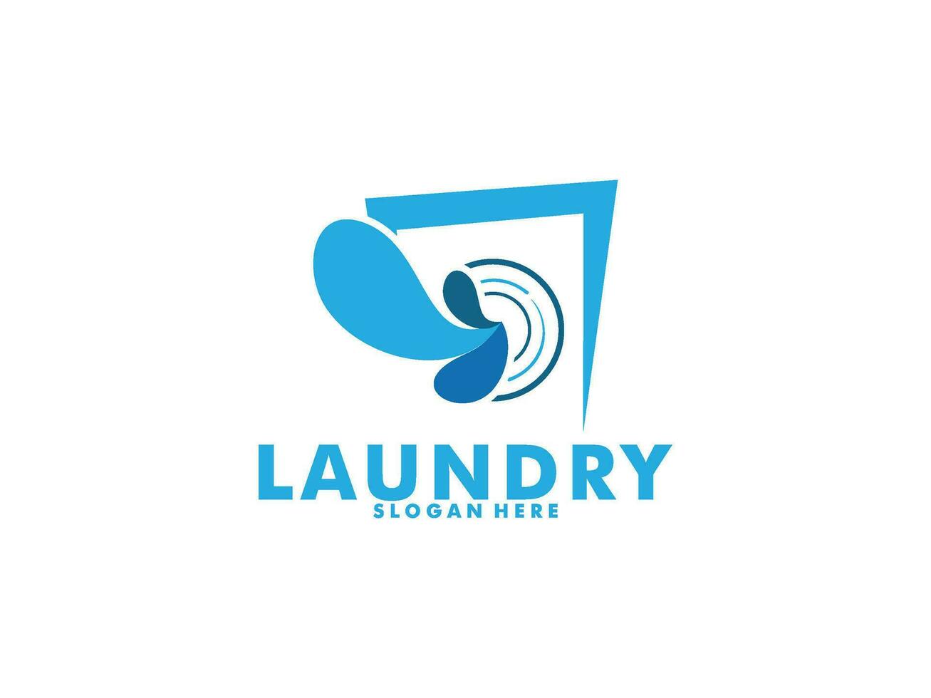 lavanderia ícone lavando máquina logotipo Projeto para o negócio roupas lavar limpa moderno modelo vetor