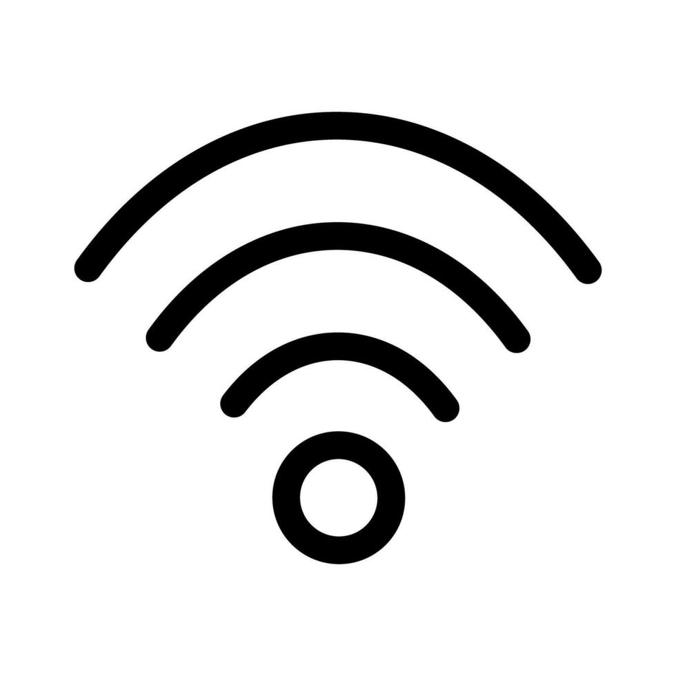 Wi-fi sinal. Móvel Internet comunicação. vetor. vetor