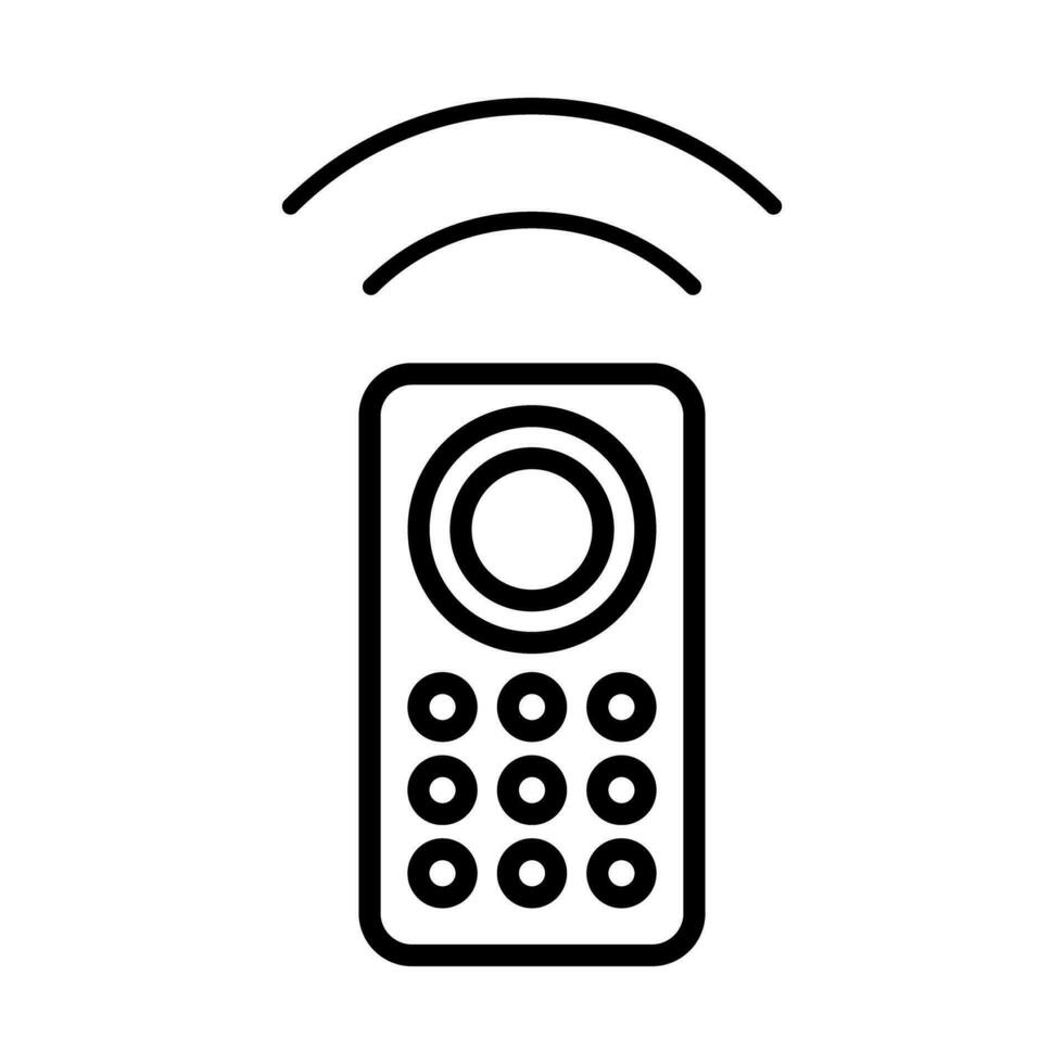 simples controlo remoto ao controle e rádio ondas. Operação do eletrônico dispositivos. vetores. vetor